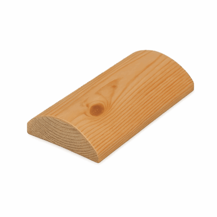 Lucfenyő Félköríves burkoló deszka 28 x 146 x 5000